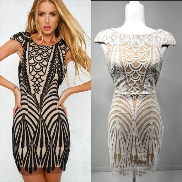 Xenia Boutique lace mini dress white size 8 - Picture 1 of 16